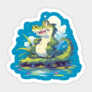 crocodile Sticker